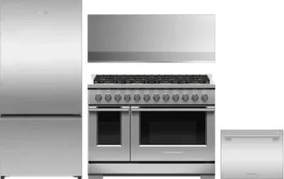4 Piece Package Includes Refrigerator, Range, Hood And Dishwasher